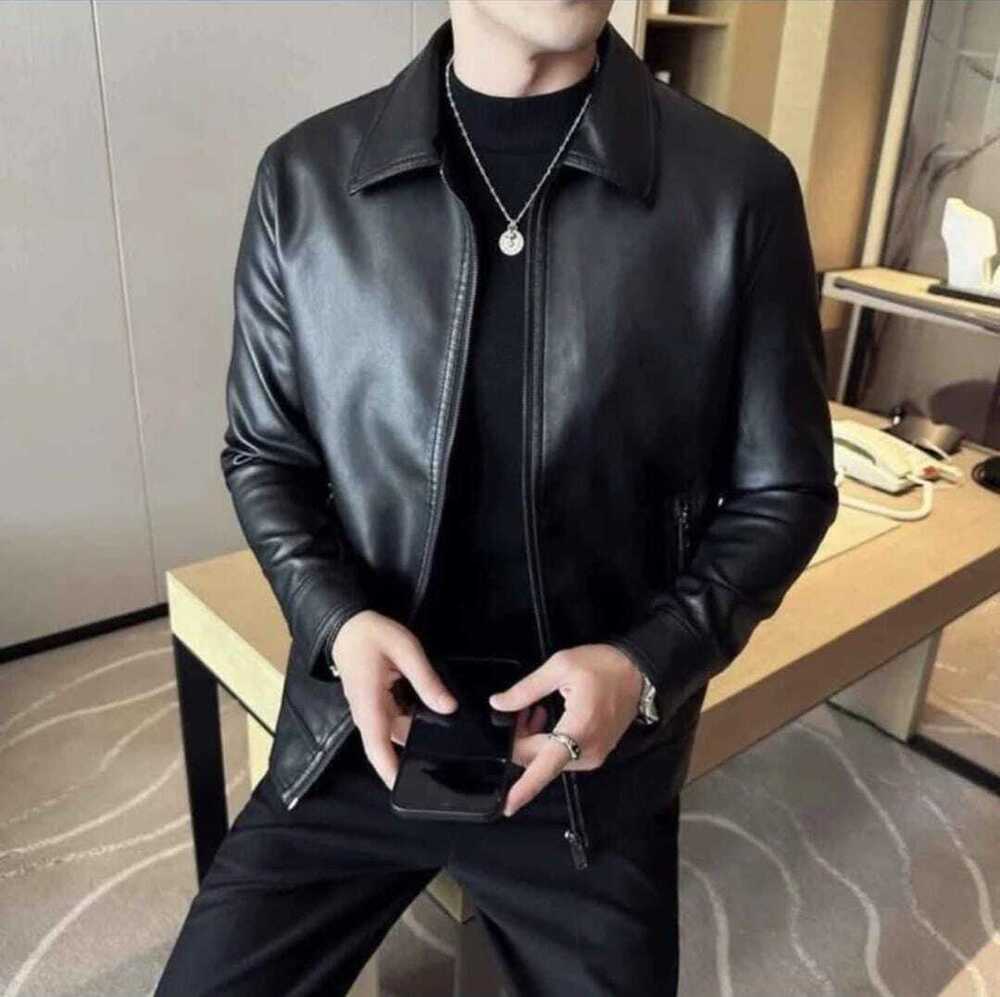 Black Color Leather Jacket
