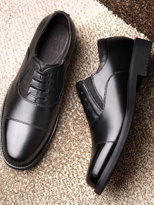 Black Color Airforce Shoes - Design: Fancy