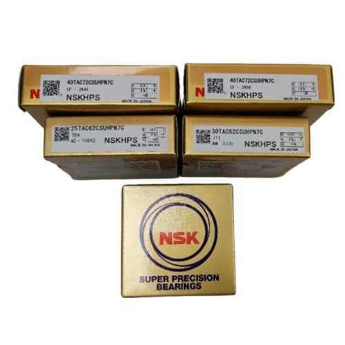 NSK Bearings - Chrome Steel, 55x100x21 mm, Deep Groove Ball Bearing, ISO P6, V3 Vibration, 8000 rpm Limit