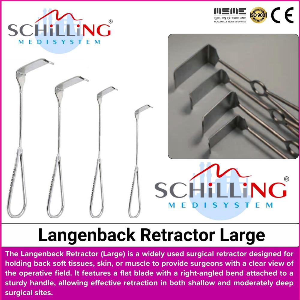 Schilling Langenback Retractor Large - Application: Hospital