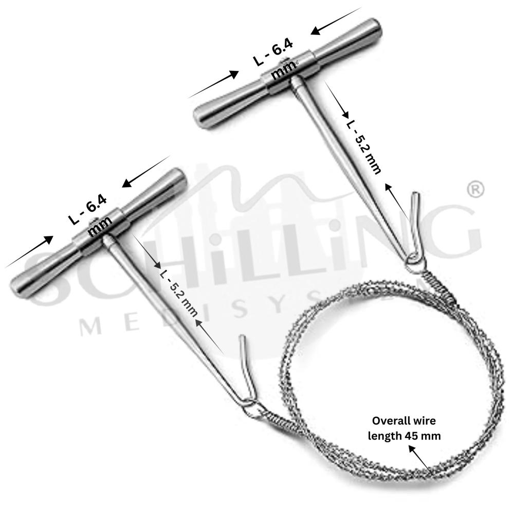 Schilling Gigli Saw  Handle pair