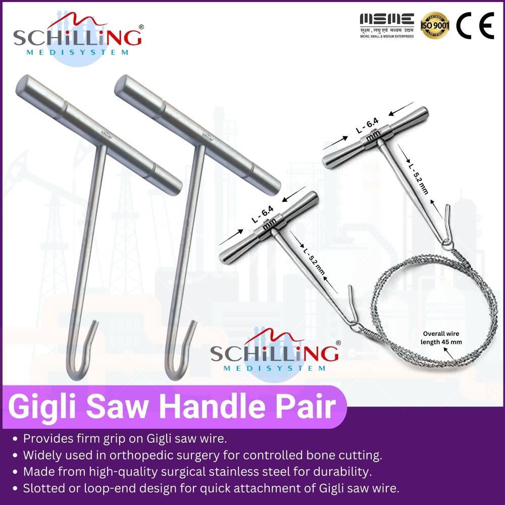 Schilling Gigli Saw  Handle pair