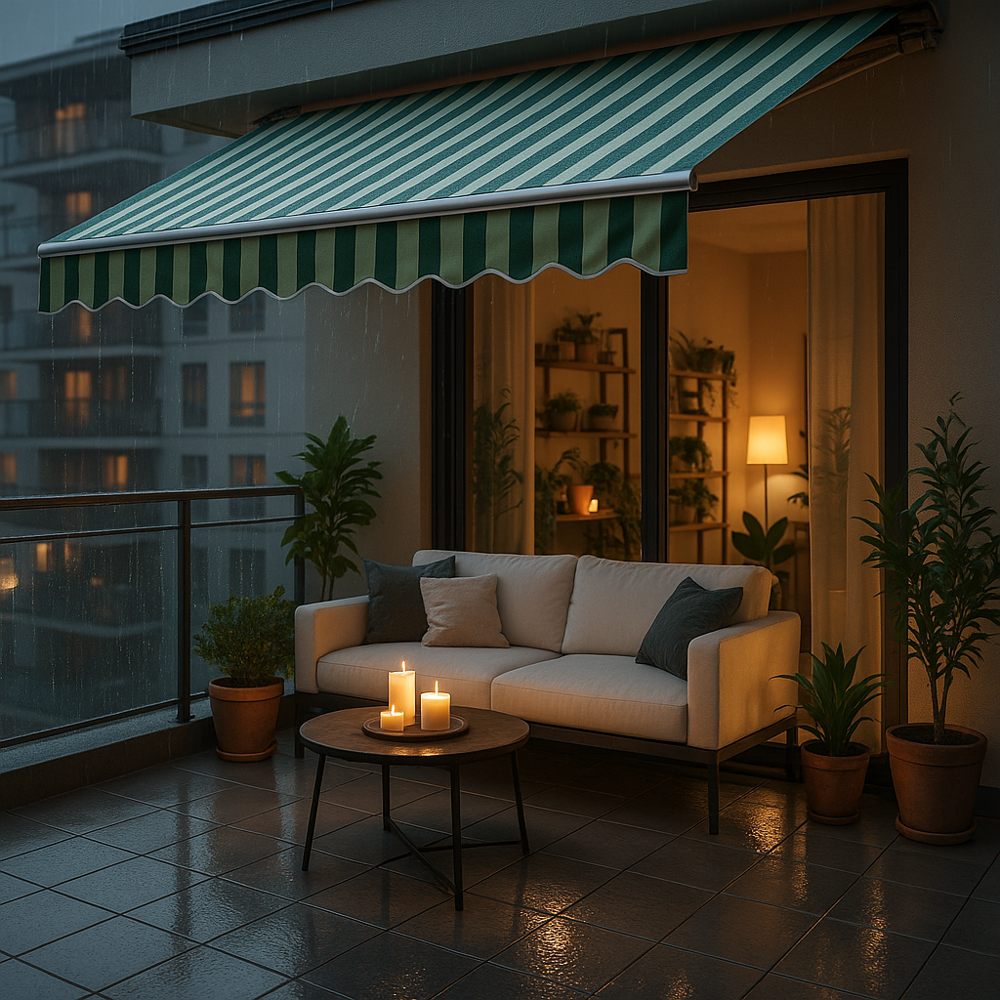 Retractable Awning Canopy - Design Type: Customized