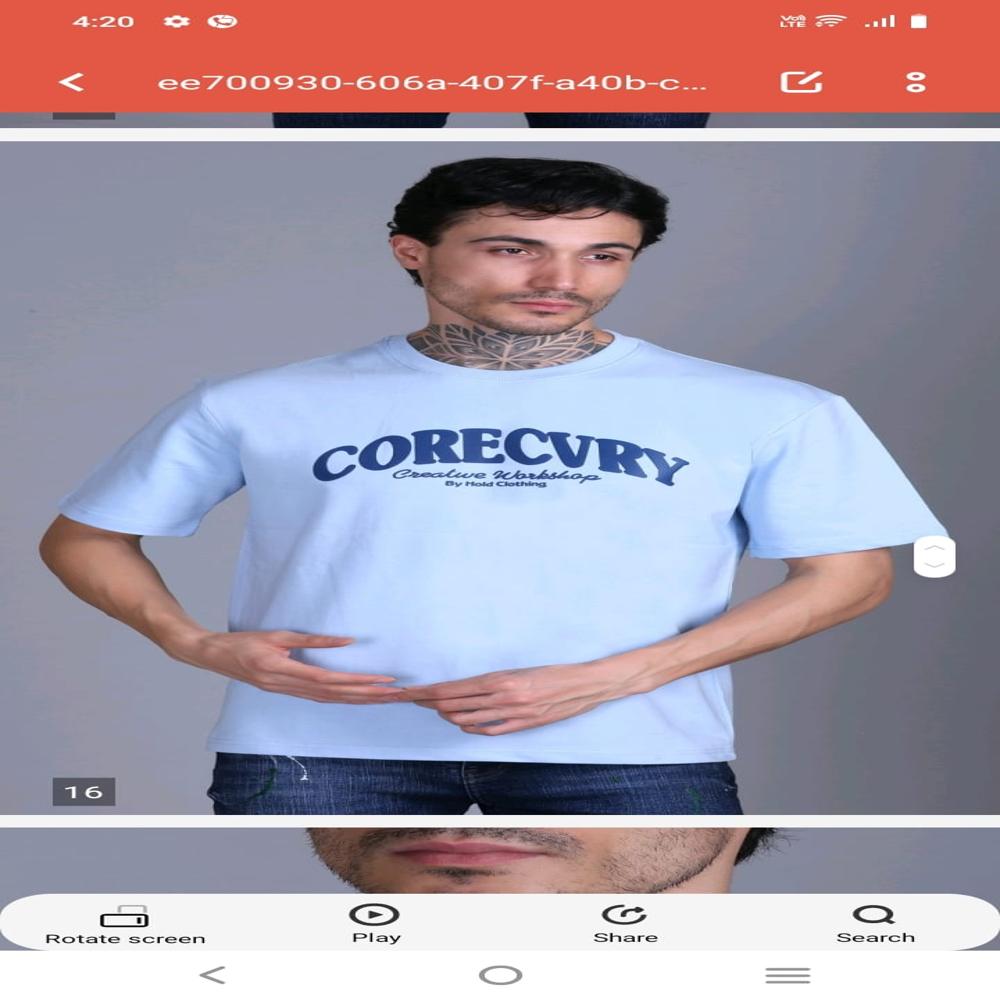  Men's oversized T-shirt 