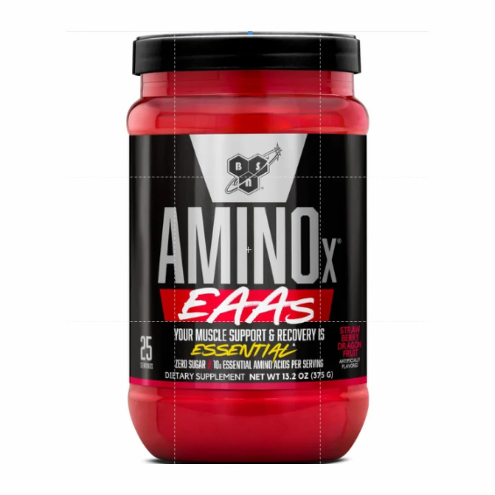 BSN Amino X EAAs Strawberry Flavour Muscle Recovery & Endurance Powder (375 g)