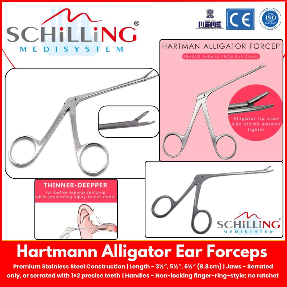 Schilling Hartmann Alligator Ear Forceps