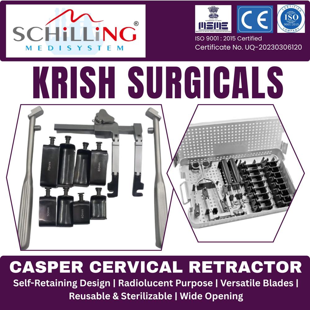 Schilling Casper Cervical Retractor - Application: Hospital
