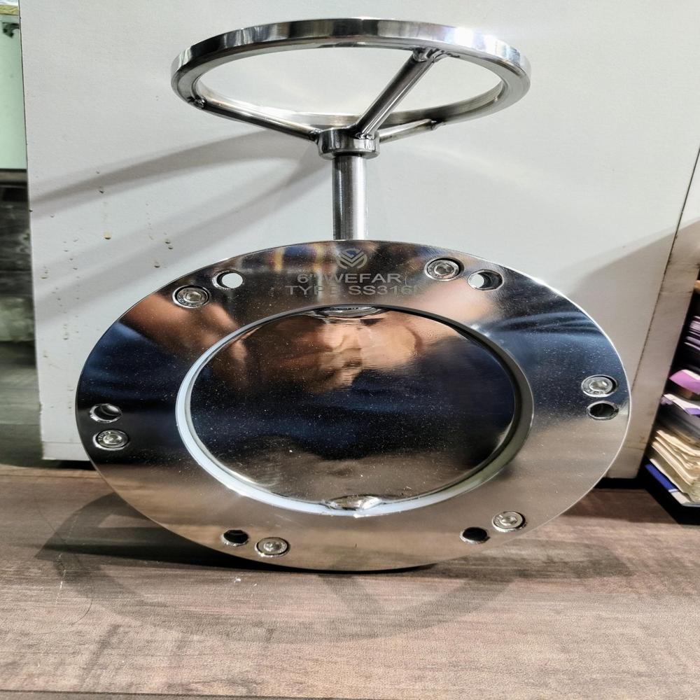 SS 304 L SS 316 Sandwich Butterfly Valve