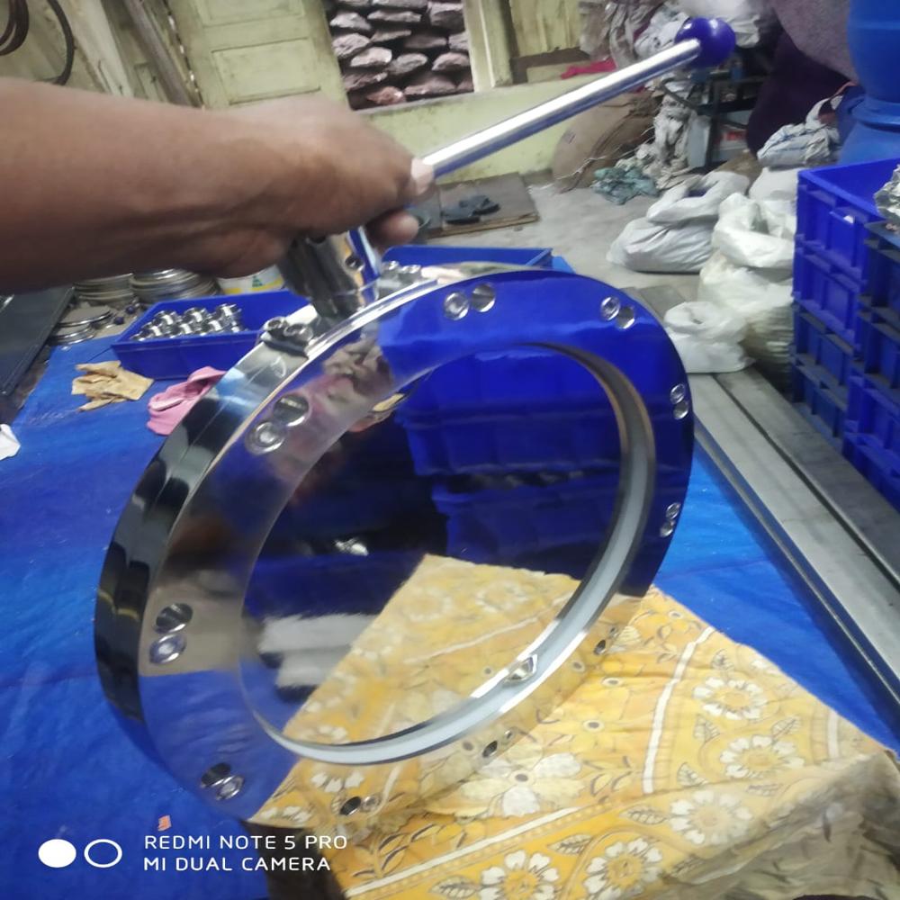 SS 304 L SS 316 Sandwich Butterfly Valve