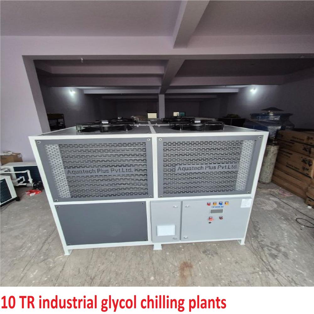 10 TR industrial glycol chilling plants