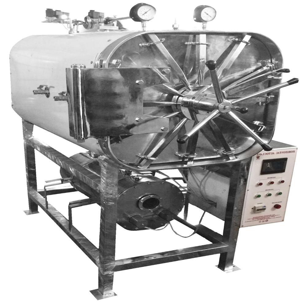 Steam Sterilizer  Rectangular  Autoclave - Color: Silver