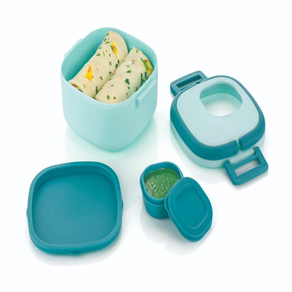 Square Tiffin Box - Color: Multicolor