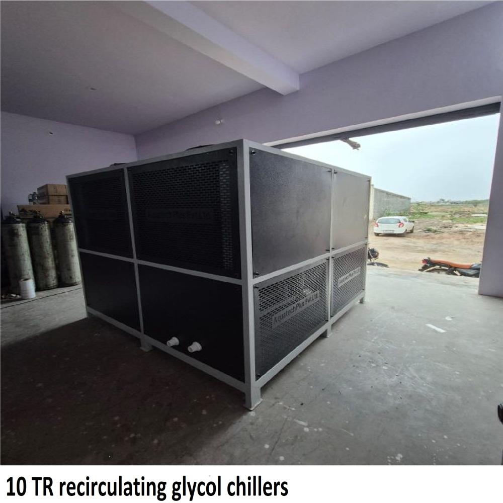 10 TR recirculating glycol chillers