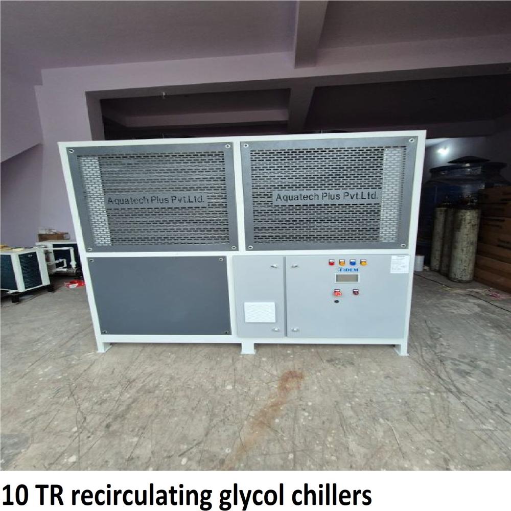10 TR recirculating glycol chillers