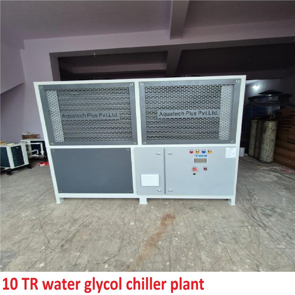 10 Tr Water Glycol Chiller Plant - Color: Multi
