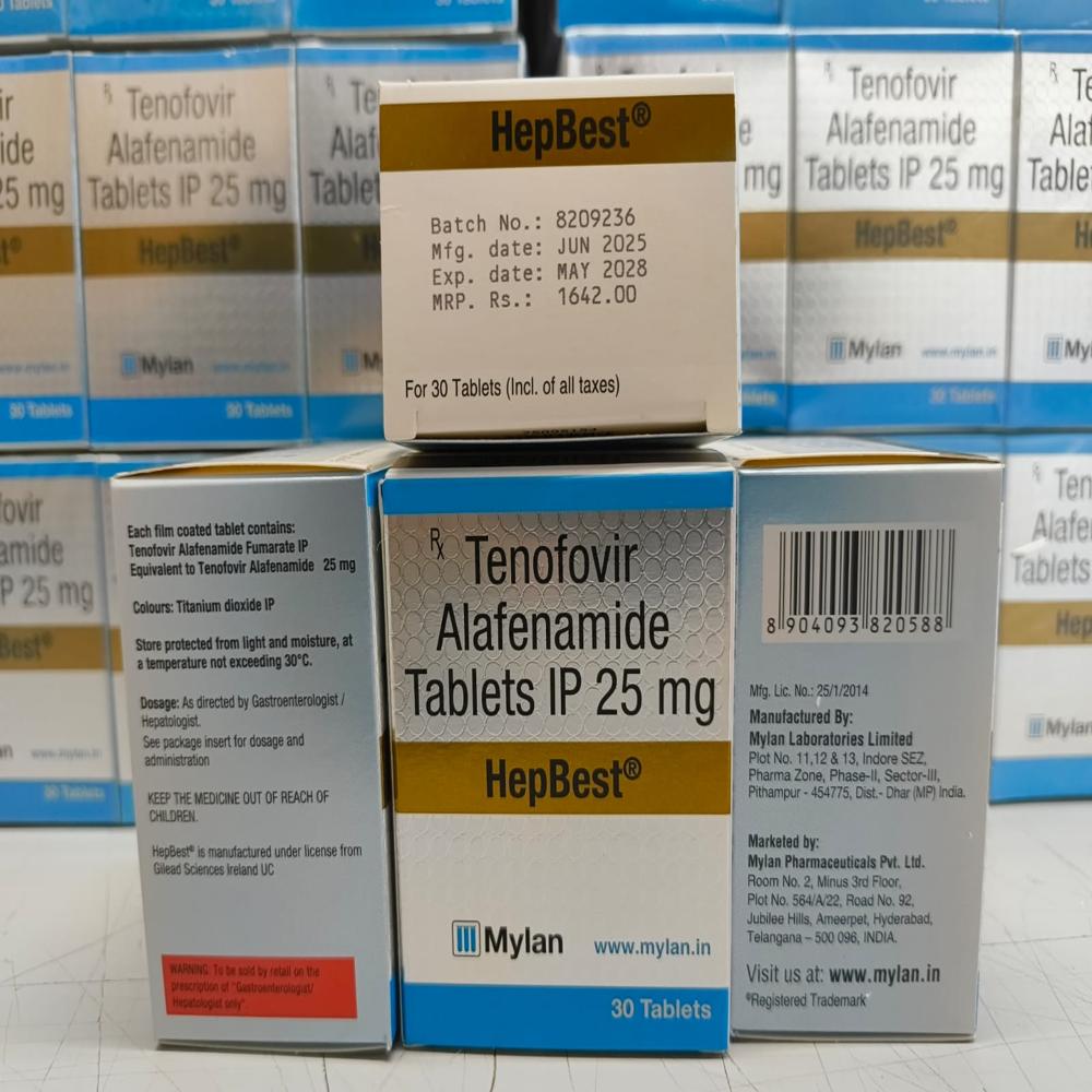25 MG Tenofovir Alafenamide Tablets