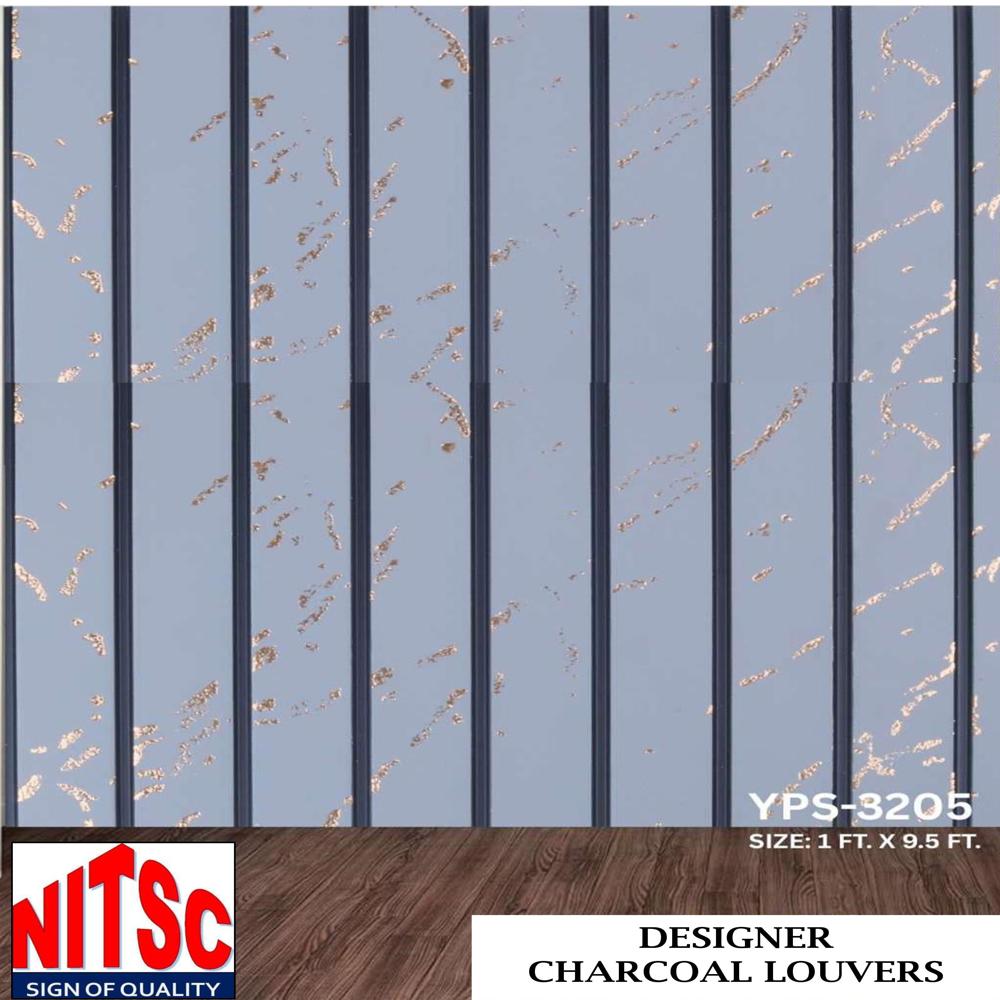 Designer Charcoal Louvers