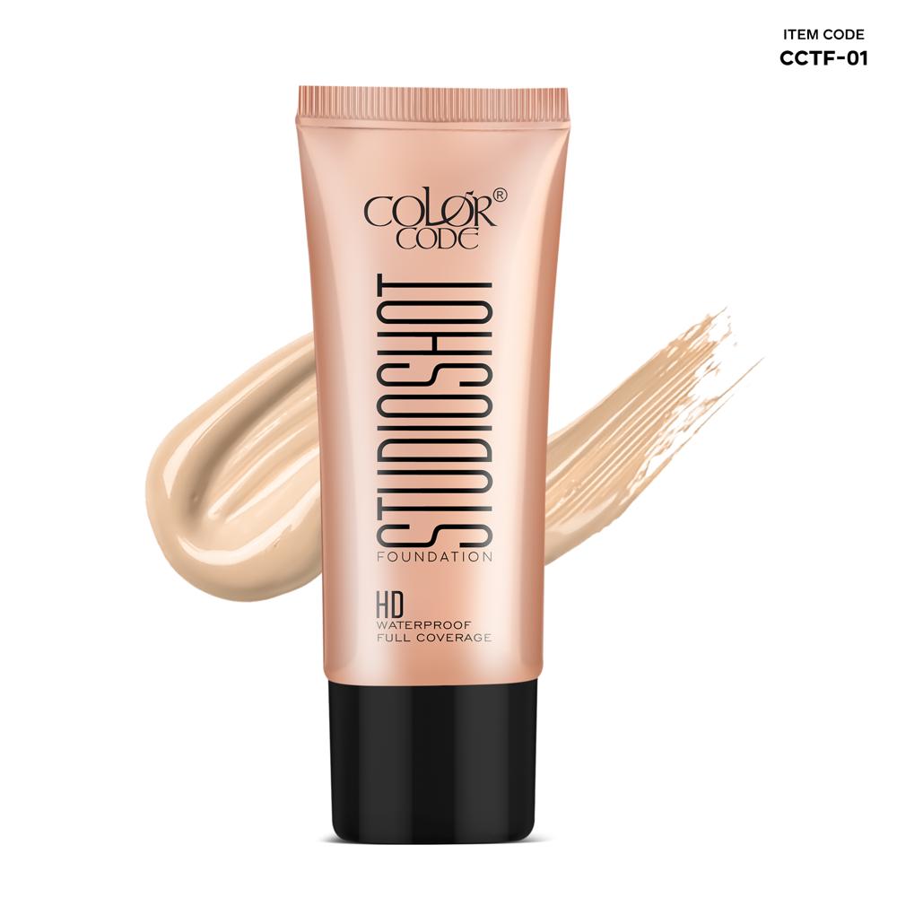 30ml Color Code Studioshot Makeup Face Foundation - Attributes: Waterproof