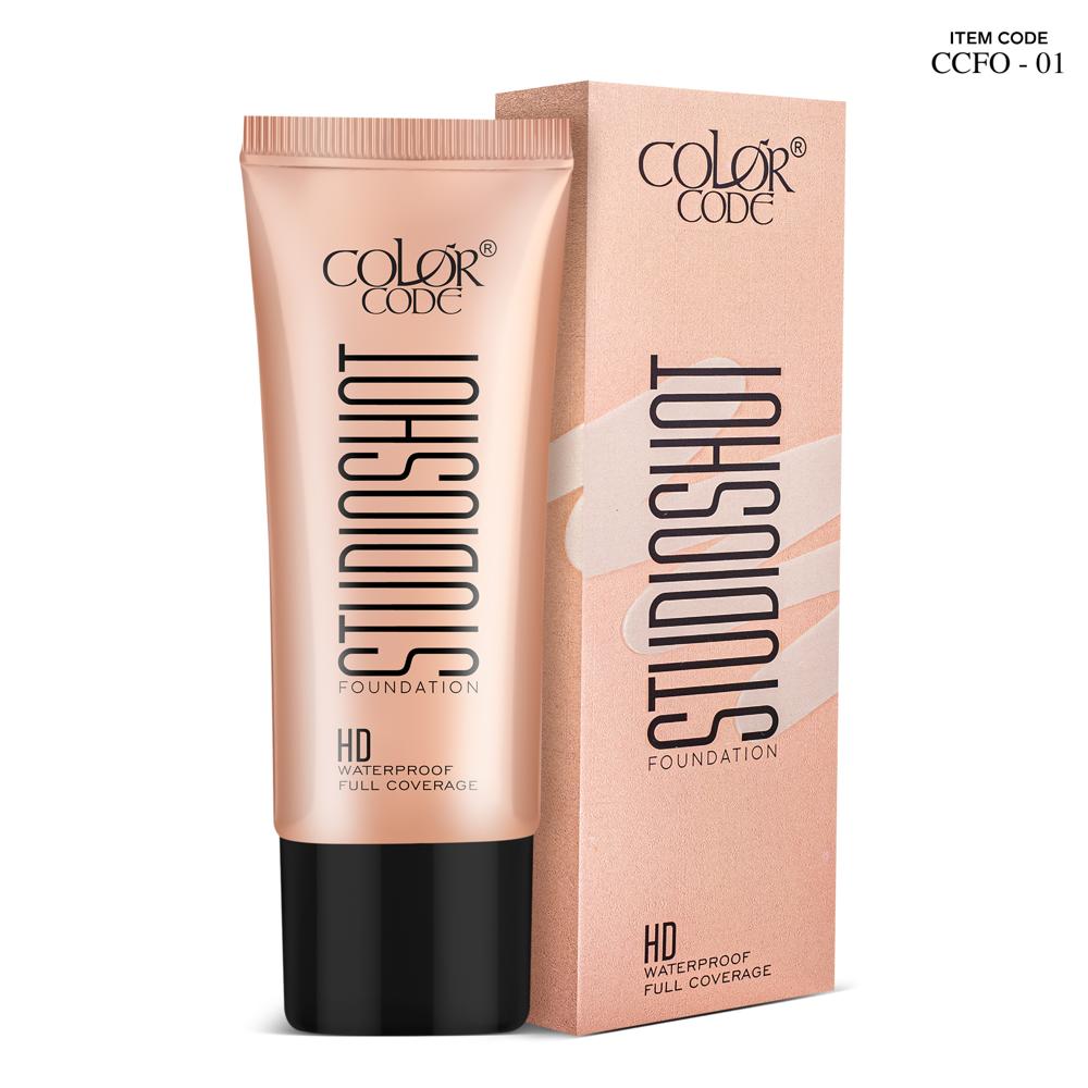 30ml Color Code Studioshot Makeup Face Foundation - Attributes: Waterproof