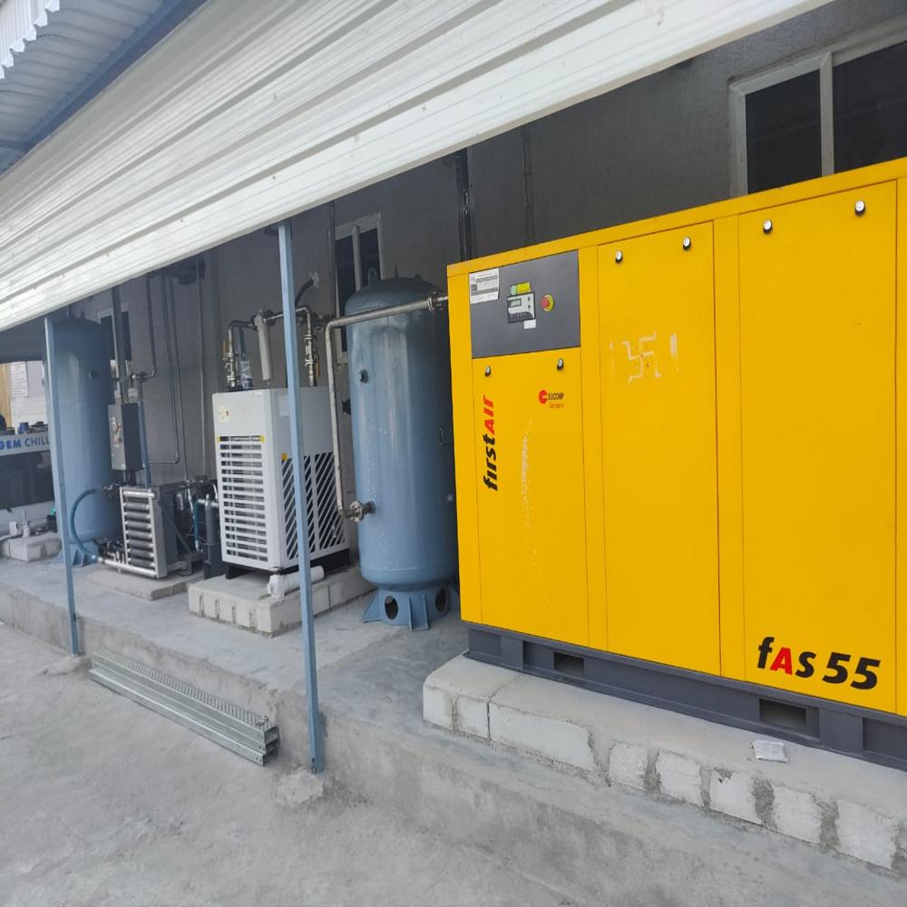 Screw Air Compressor - Material: Ms
