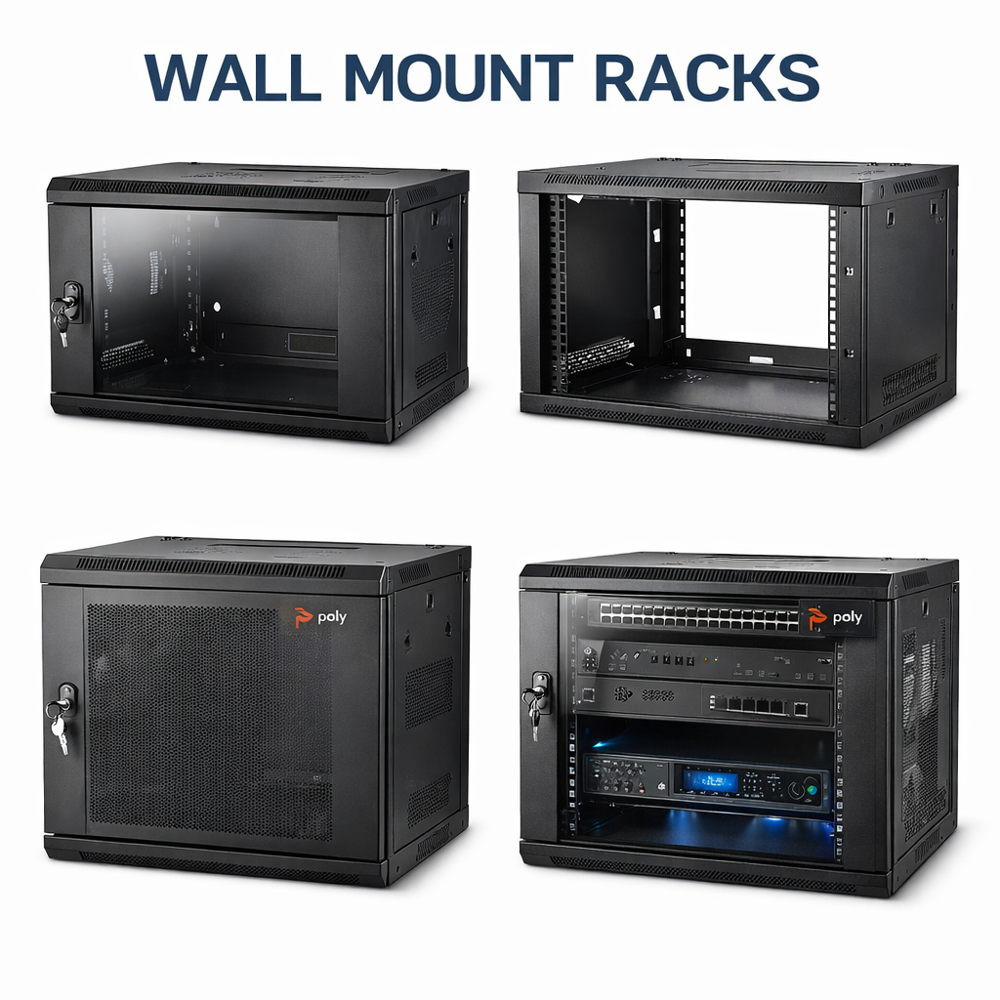 Wall Mount Rack 12u - Durable Steel Construction, Space-saving Design For Efficient Organization