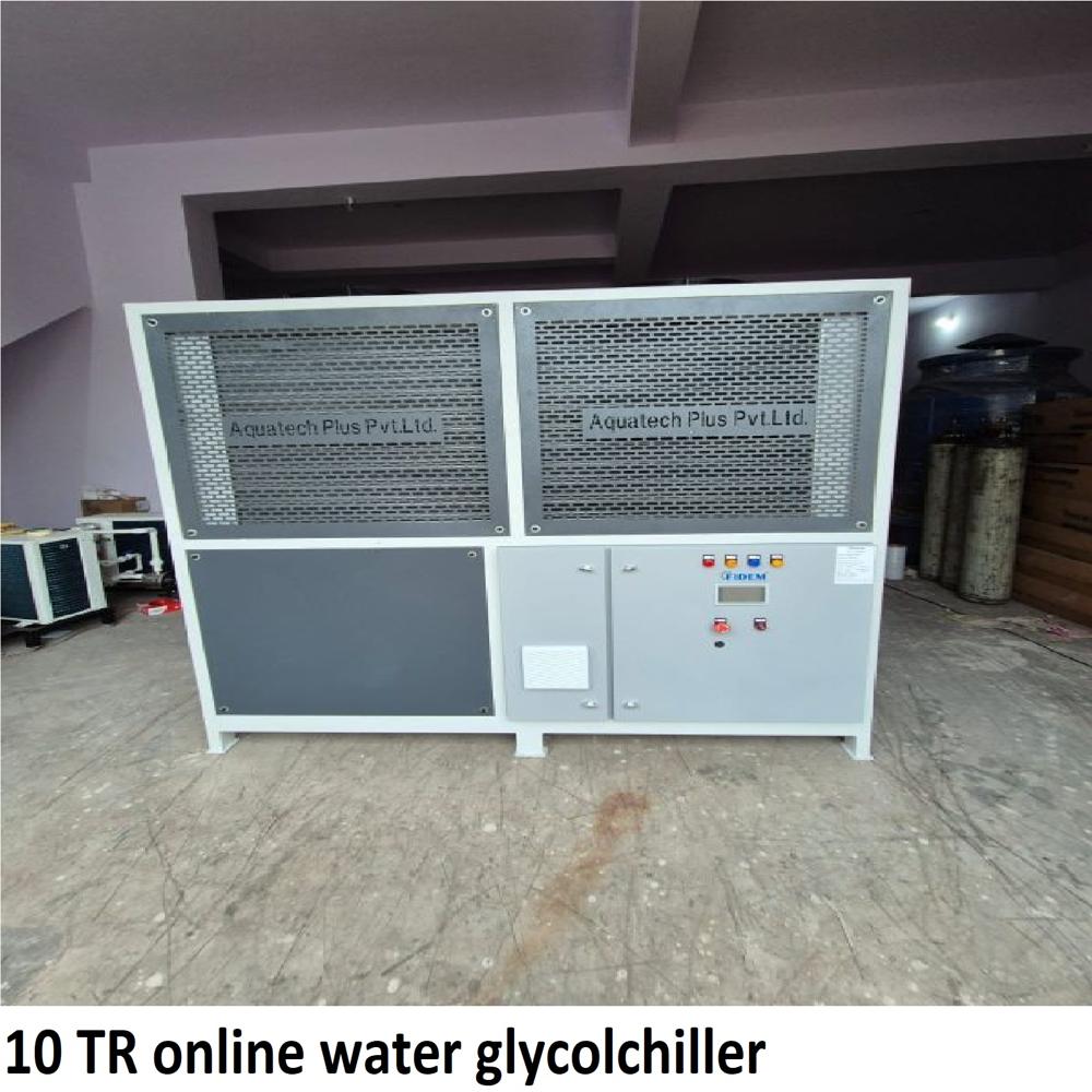 10 TR online water glycol chiller
