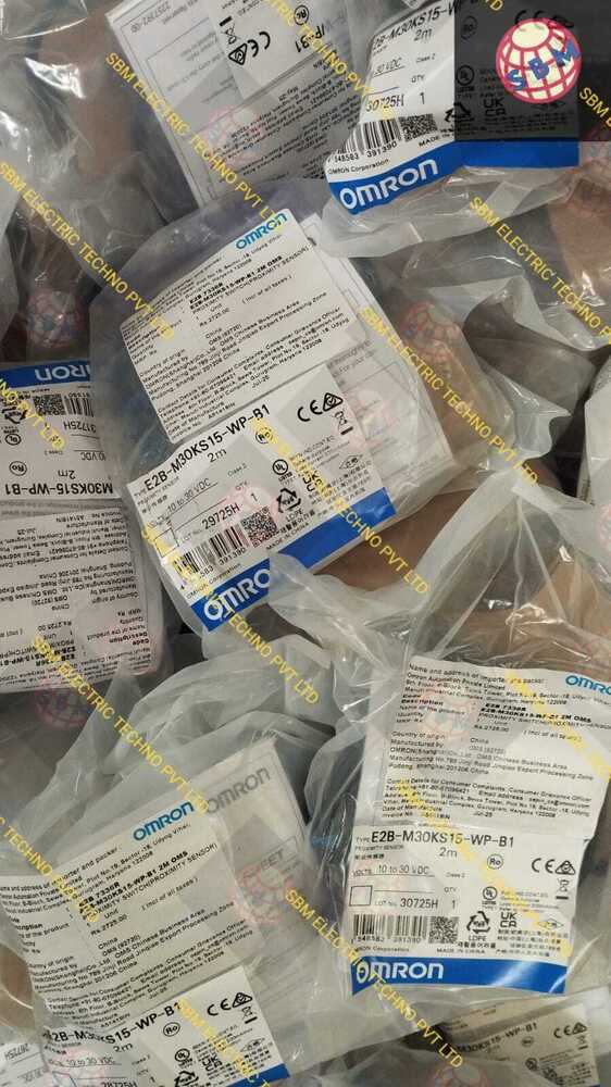 ओमरोन प्रोएक्सिमिटी सेंसर 10 से 30वीडीसी, E2B-M30KS15-WP-B1