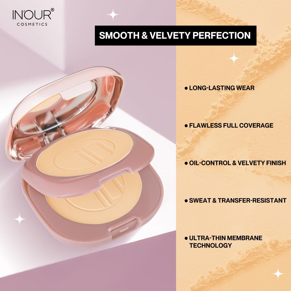 Inour Perfect Coverage Membrane Compact Powder - Attributes: Waterproof