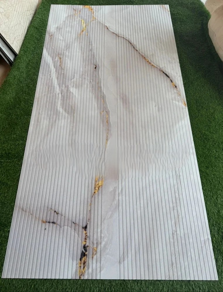 Fluted UV Marble Sheets