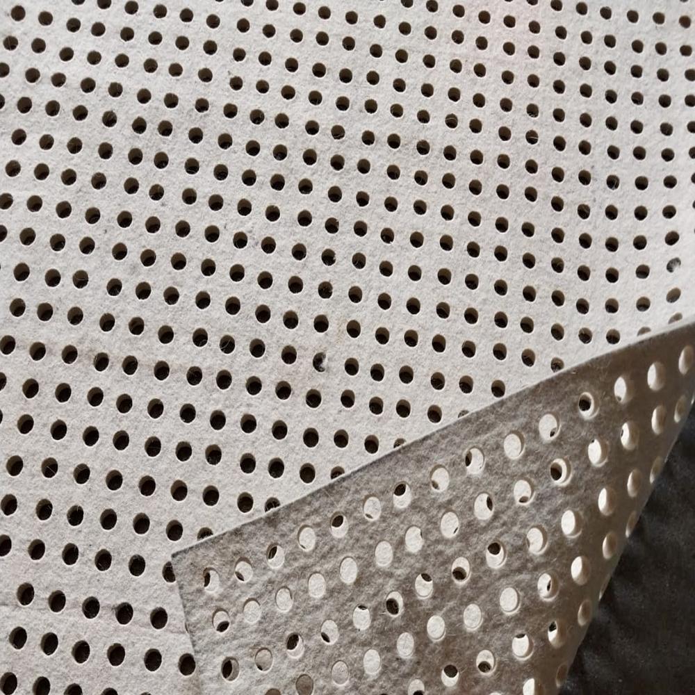 Perforated Woollen Felt Sheet - Woollen Material, Plain Texture, Generous Size For Versatile Crafting And Design Applications
