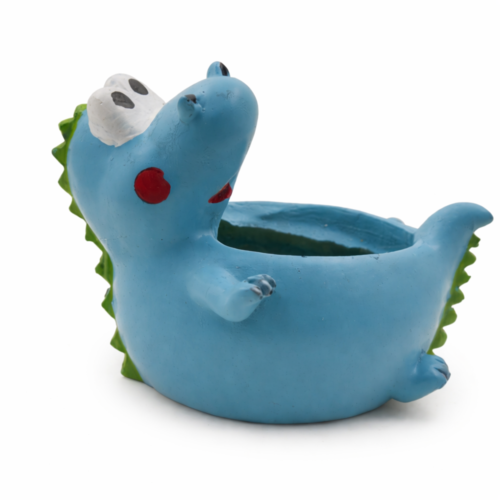 dinosaur-shaped decorative planter