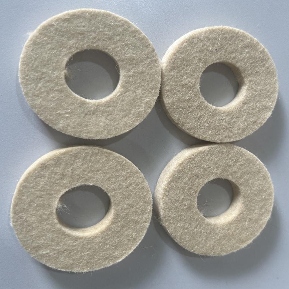 Felt Washers & Gaskets - Color: White