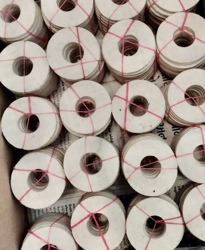 Felt Washers & Gaskets - Color: White