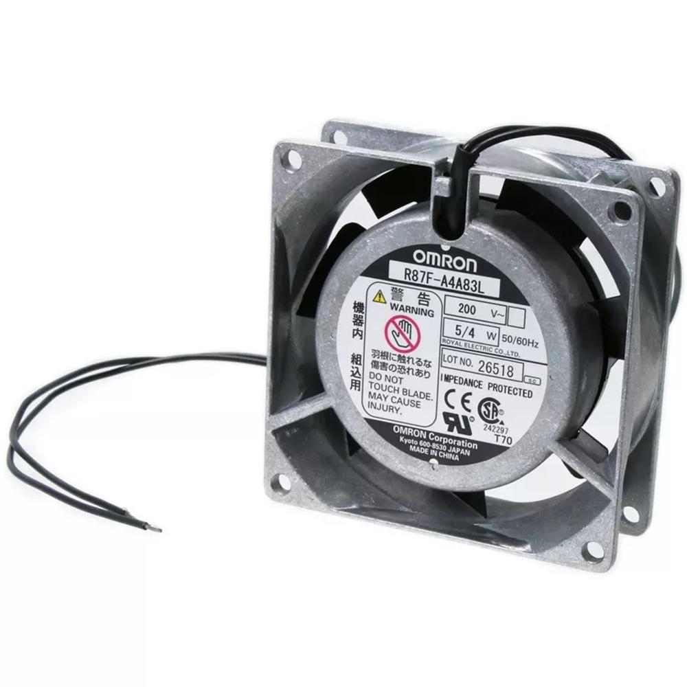 Omron R87F-A4A83L 200V AC 5/4W 12038mm METAL Ball Bearing Industrial Axial Cooling Fan