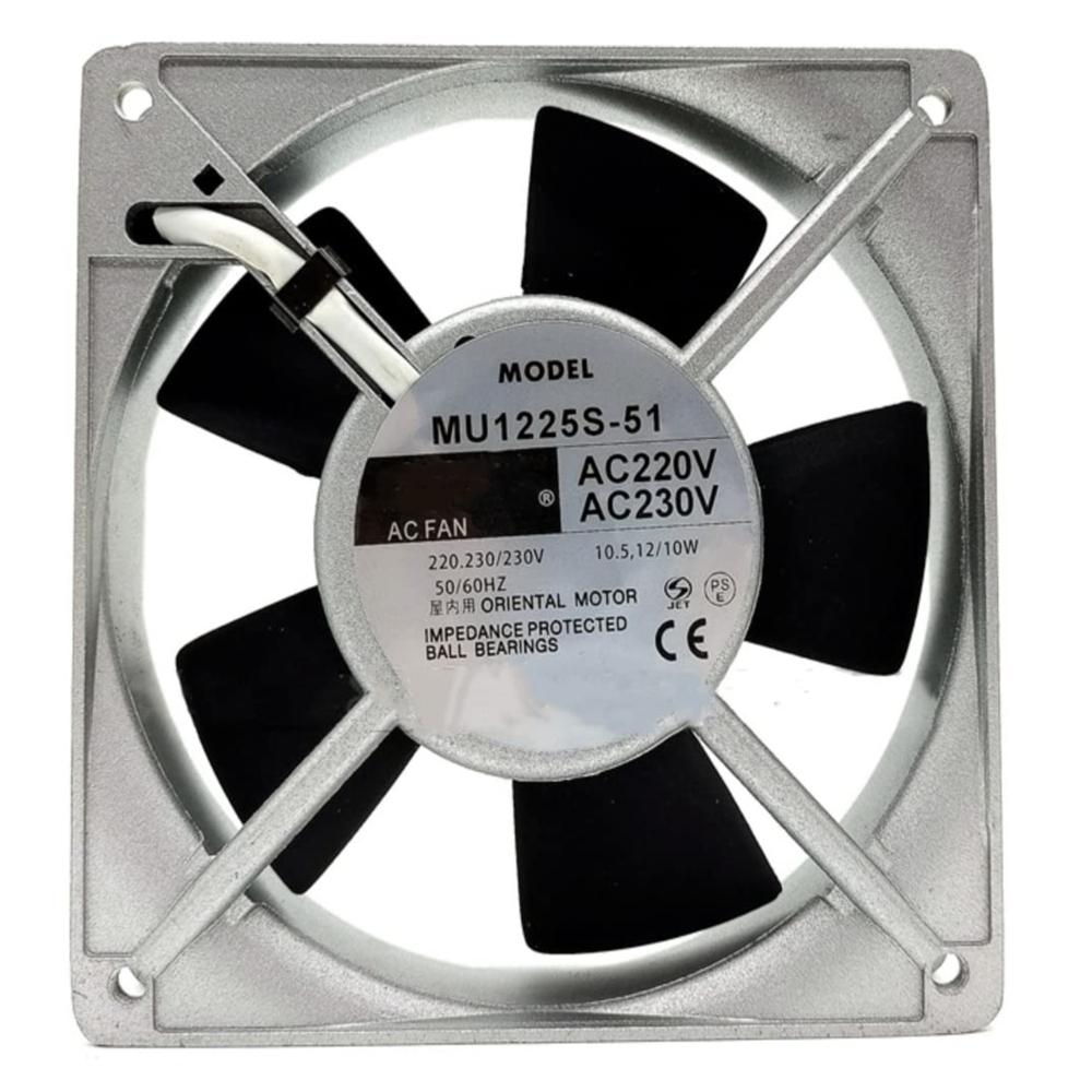 ORIX MU1225S-51 220/230V AC 12/10W 12025mm METAL Ball Bearing Industrial Axial Cooling Fan