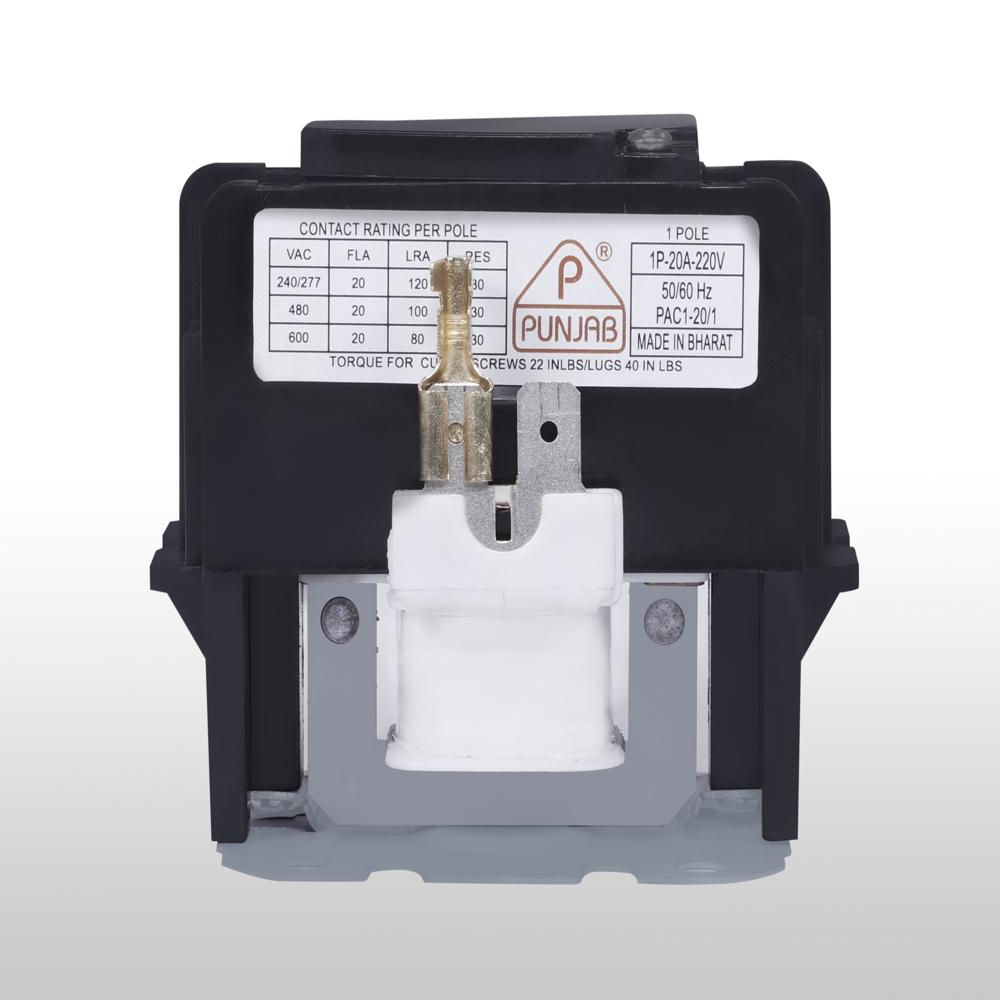 1 Pole Mini Contactor - Frequency: 50/60 Hertz (Hz)
