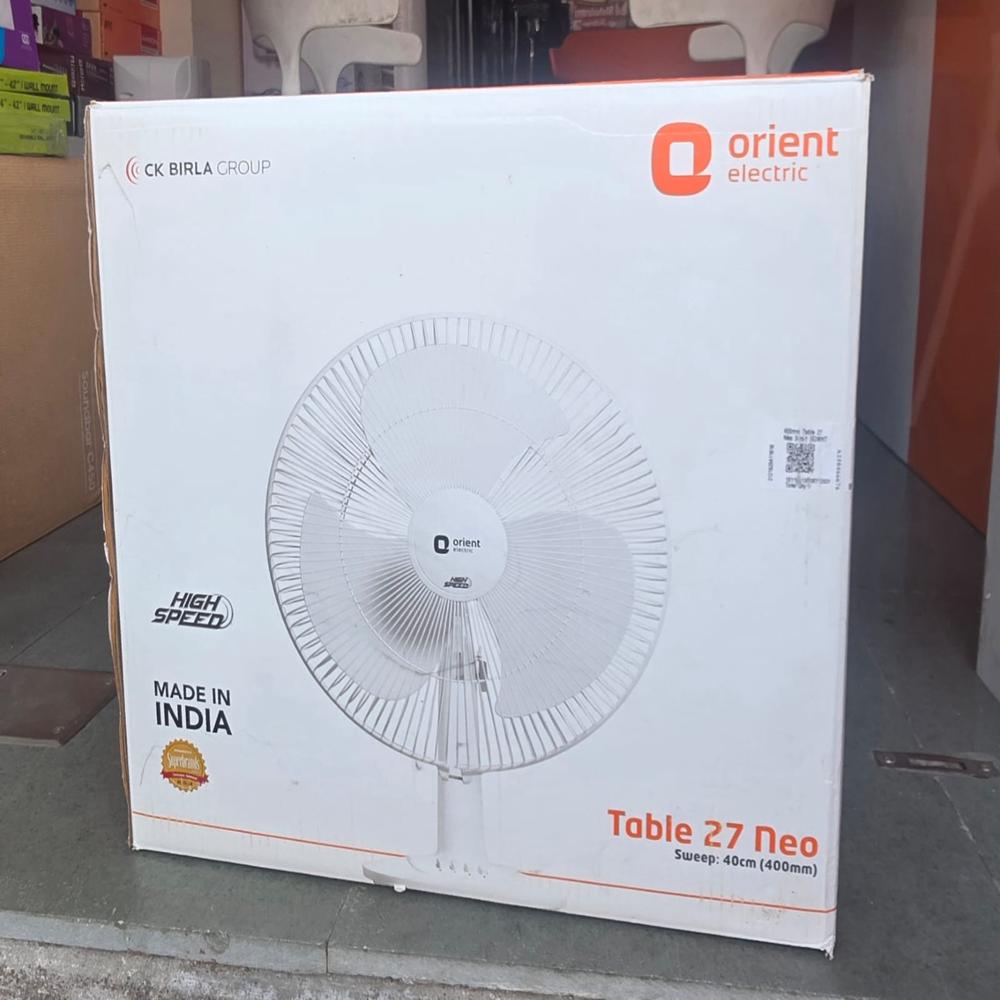 Orient Electric Table Fan - Blade Material: Iron