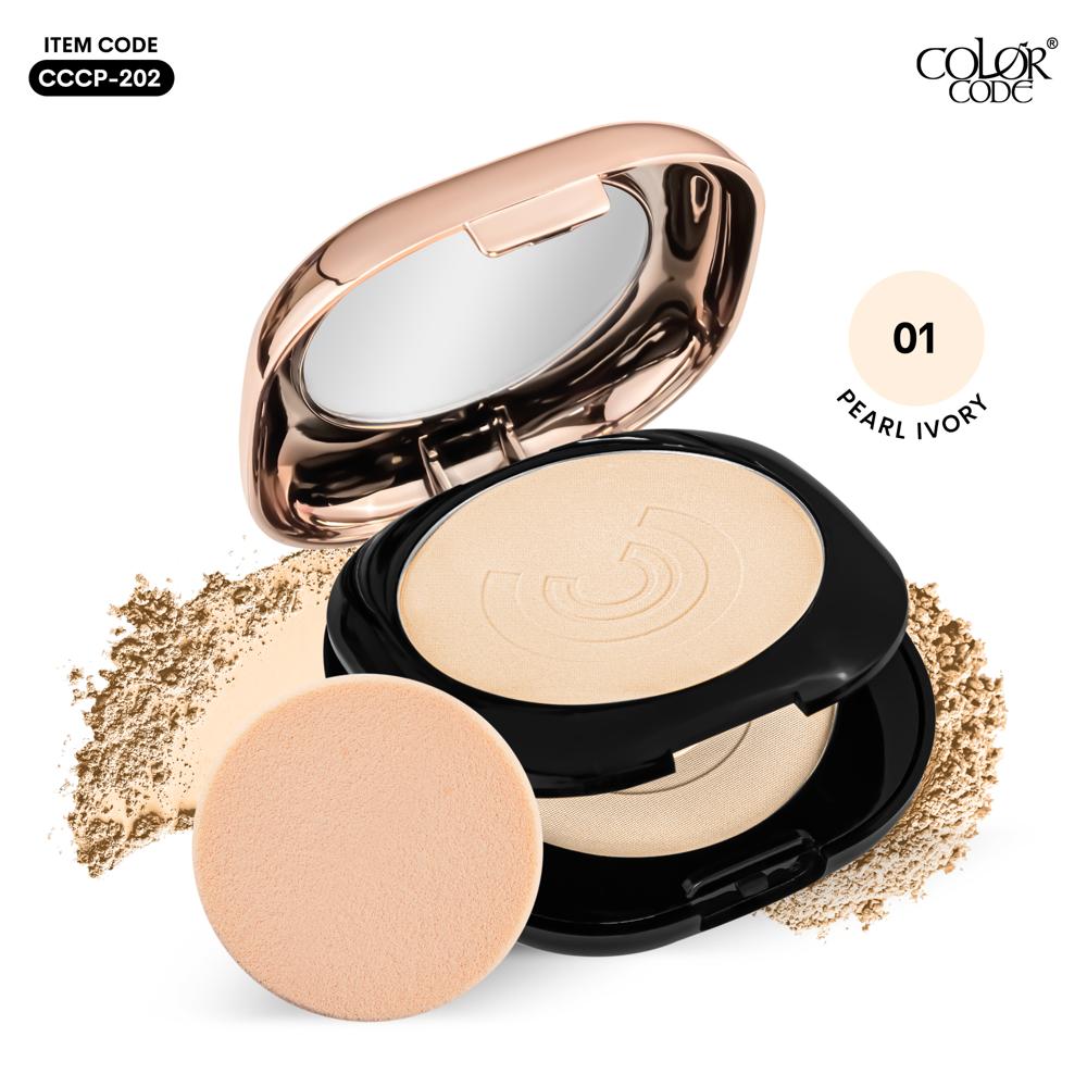 Color Code Studioshot Compact Pressed Powder - Attributes: Uv Blocking