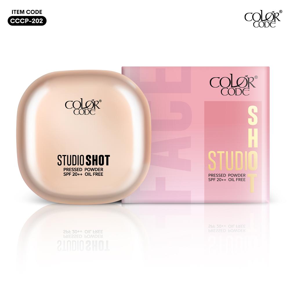 Color Code Studioshot Compact Pressed Powder - Attributes: Uv Blocking