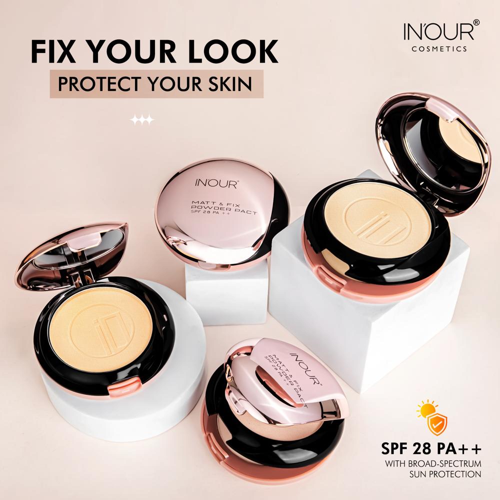 Inour Matt & Fix Powder Pact - Compact Pressed Powder