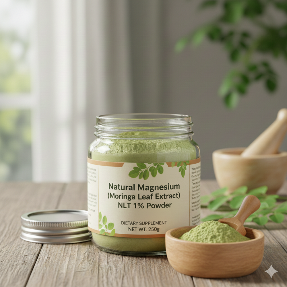 HerboMX  Natural Magnesium (Moringa Leaf Extract) NLT 1% Powder
