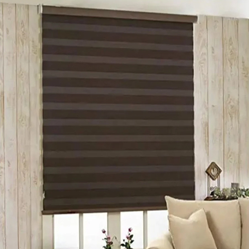 Window Zebra Blinds - Color: Brown
