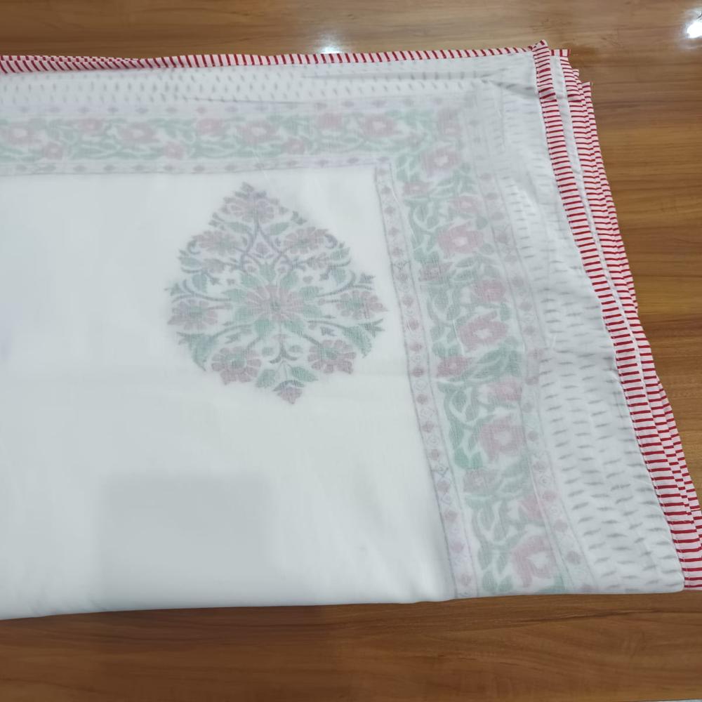 Beautiful Block Printed Cotton Baby Dohar