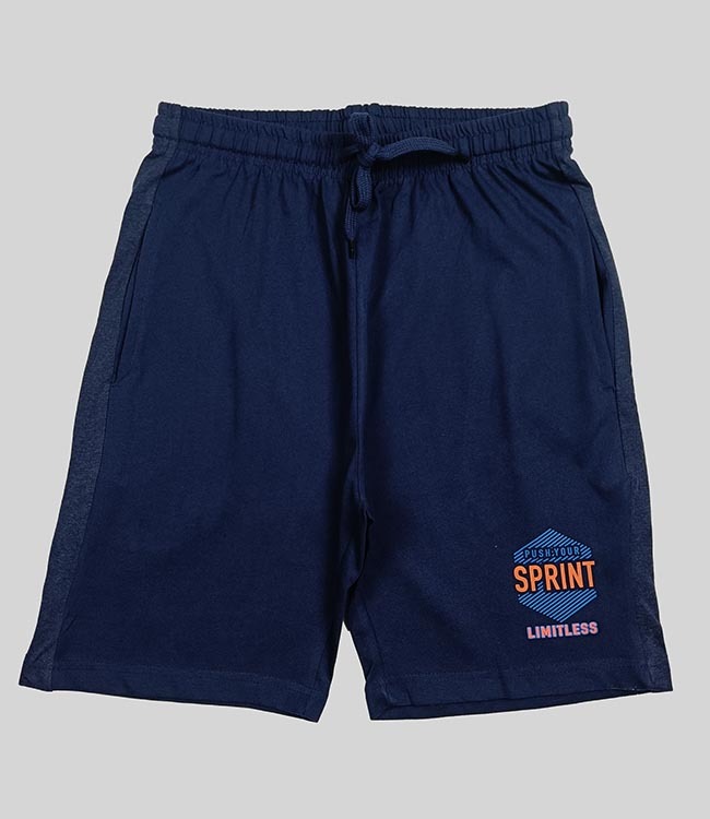 M11436 Mens Knit Panel Shorts