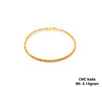 22KT New Design Gold CNC Kada