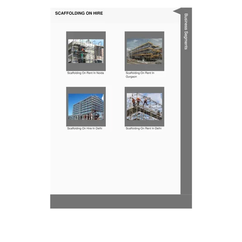 Scaffolding On Hire In Delhi