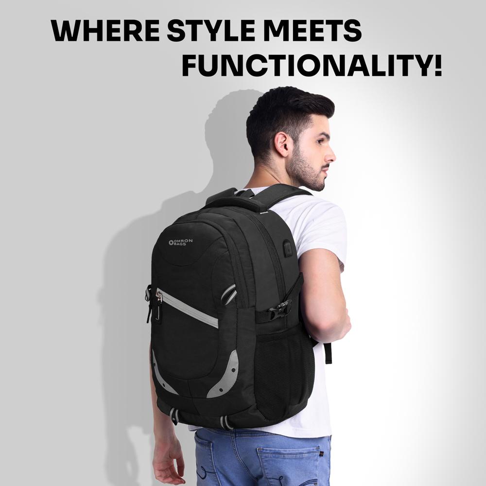 30l Polyester Office Bag - 30 Liter Capacity, Zipper Closure | Customized Color Options, Elegant Plain Design