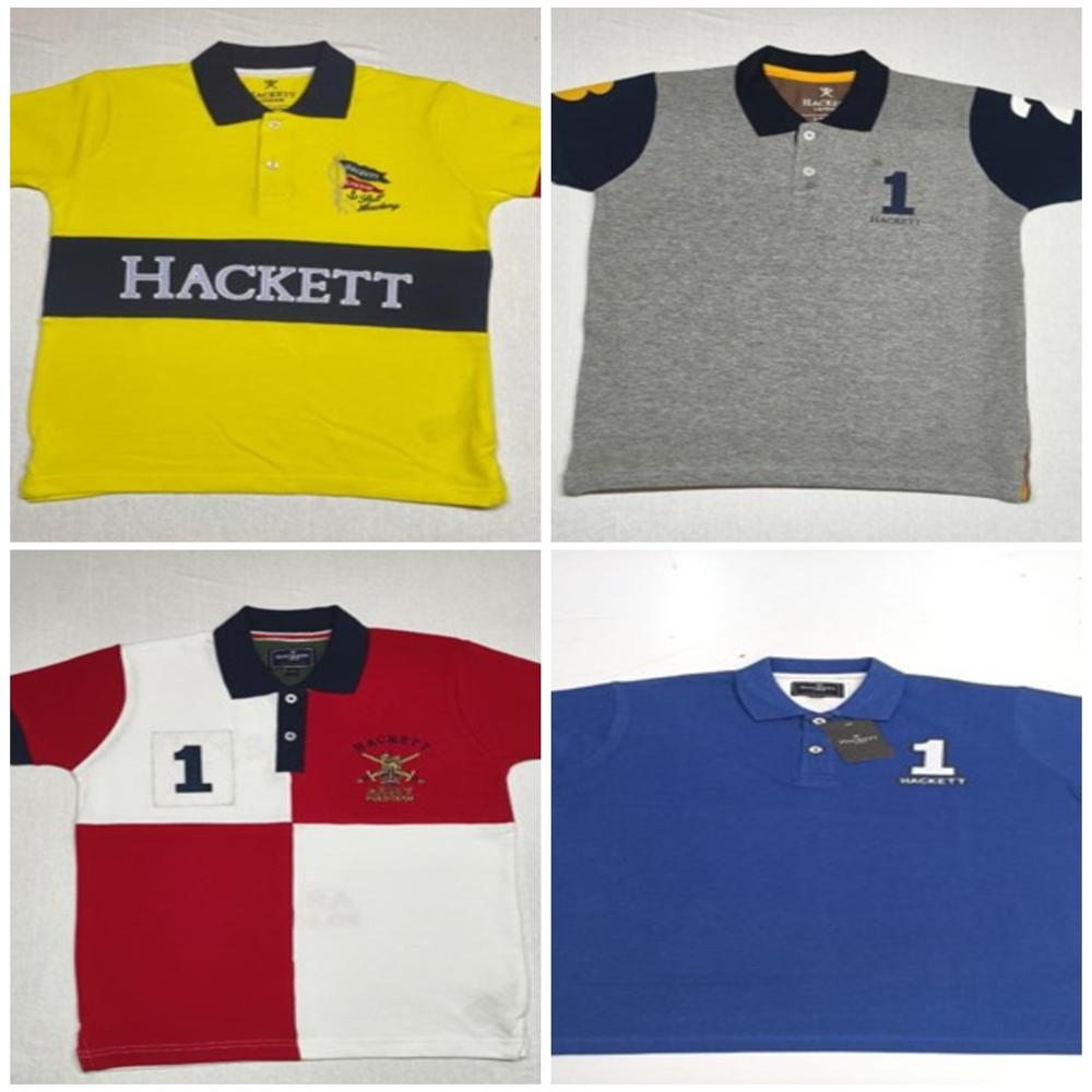 B16443 Boys Collar T-Shirts Assorted