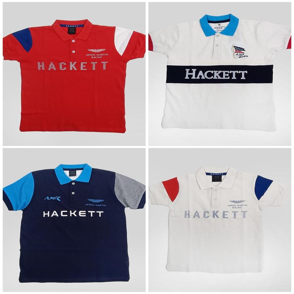 B16443 Boys Collar T-Shirts Assorted