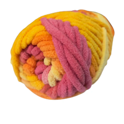 Baby Soft Blankie Wool Yarn - Pink Orange